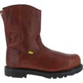 Warson Brands. Iron Age IA0195 Men's 10in Wellington Flex-Met Leather Boot w/ Side Zipper, Brown, Size 14 M IA0195-M-14